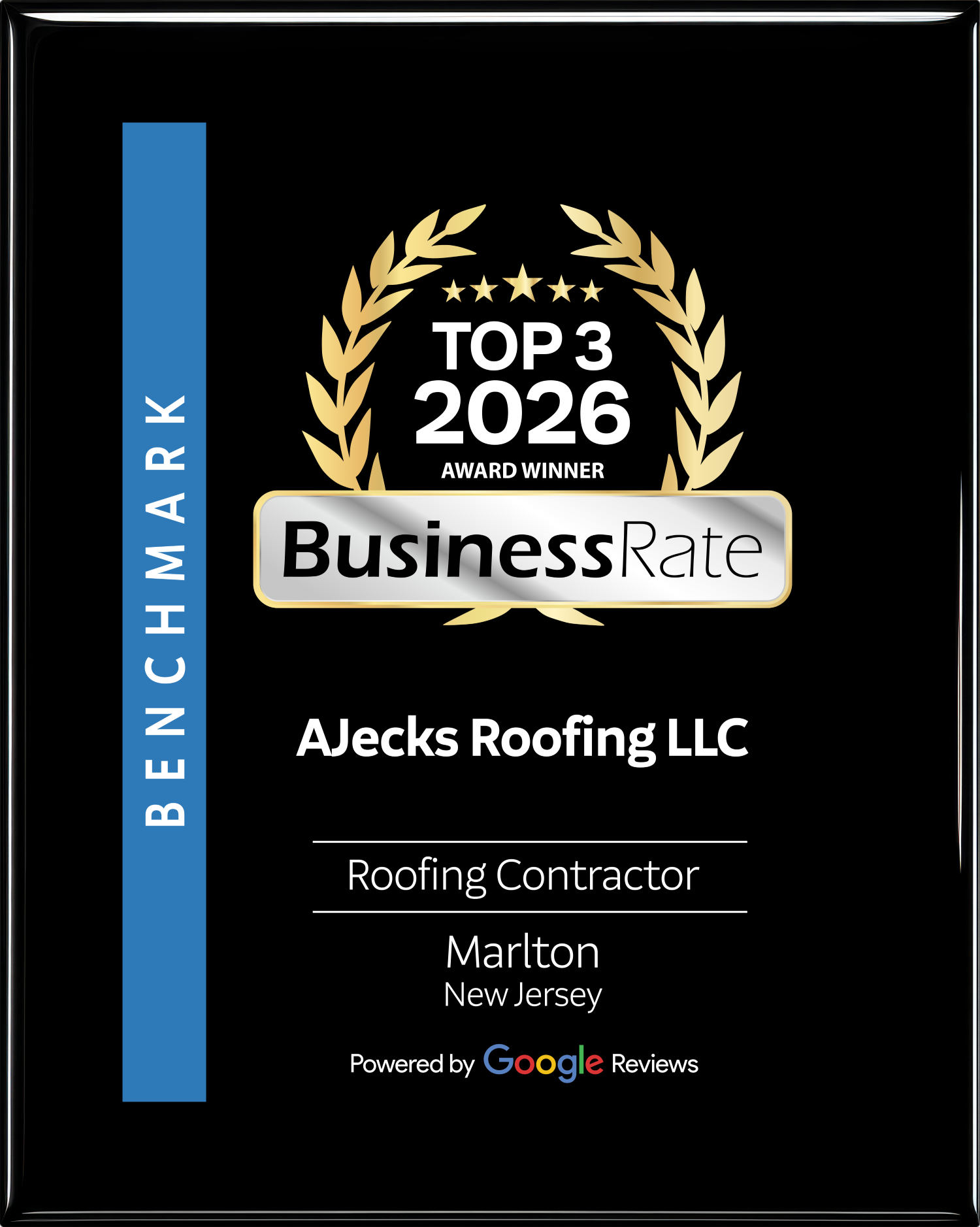 Professional Roofer Award in Jew Jersey - AJecks Roofing